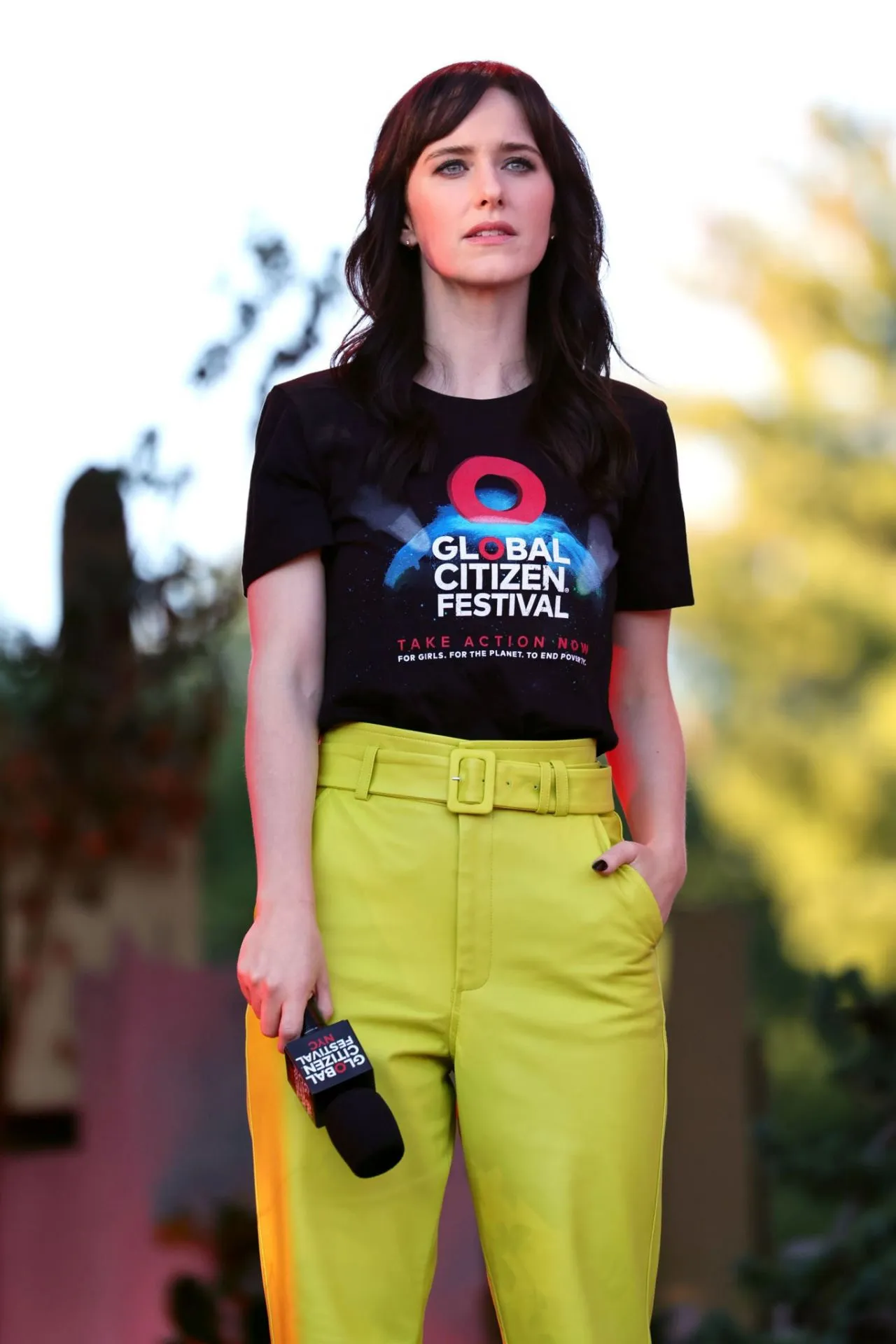 RACHEL BROSNAHAN AT GLOBAL CITIZEN FESTIVAL AT CENTRAL PARK IN NEW YORK04